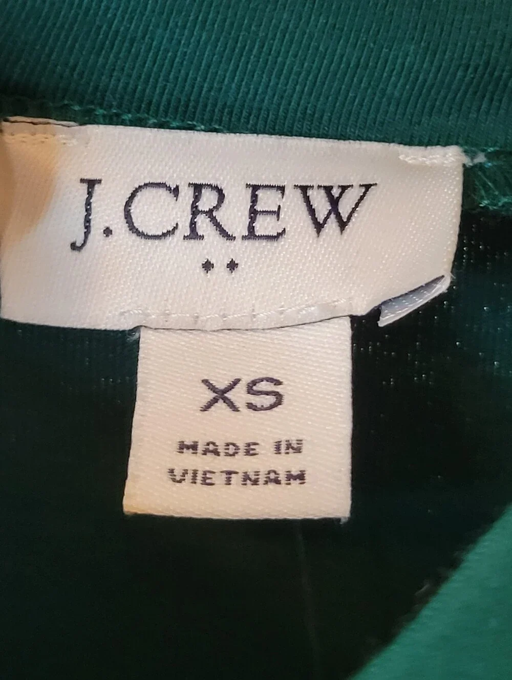 NWT J. Crew Green Mock Neck Thick‎ Stretchy Bodysuit, Size Womens XS NEW